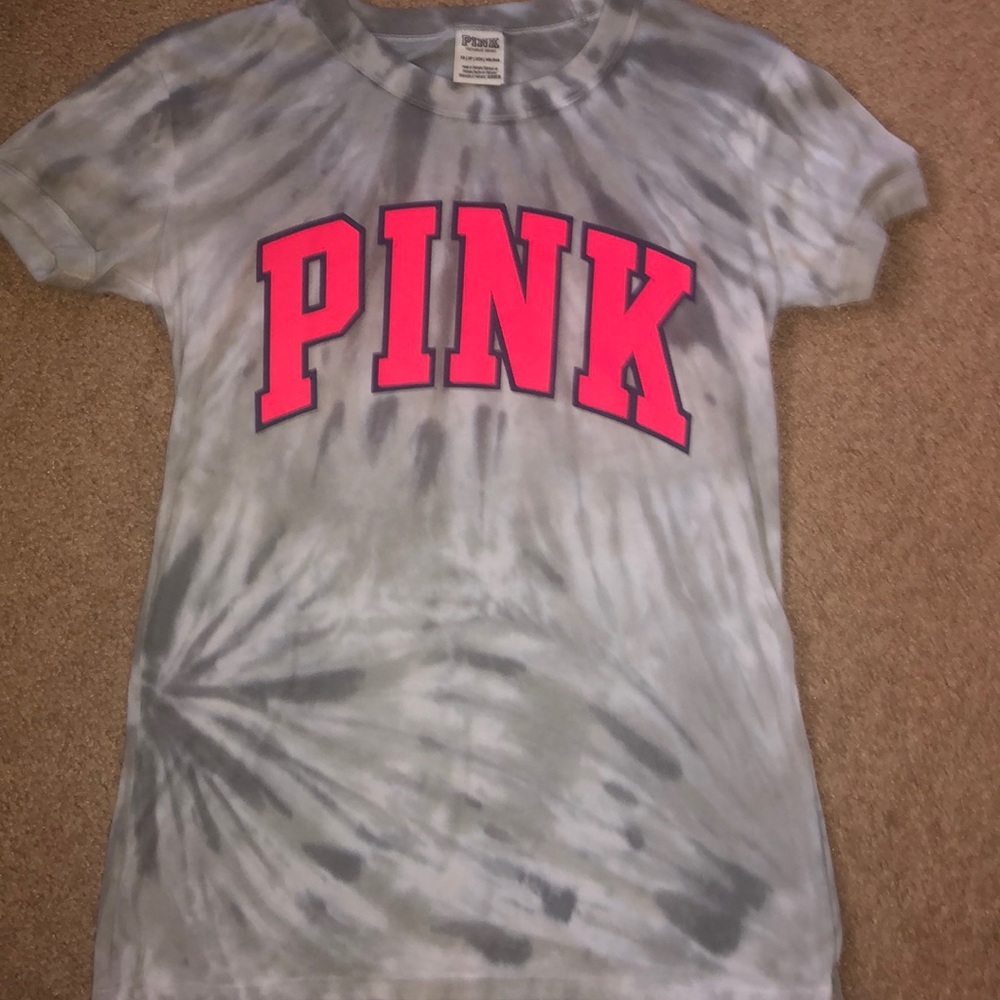 VS Pink XS tie dye shirt